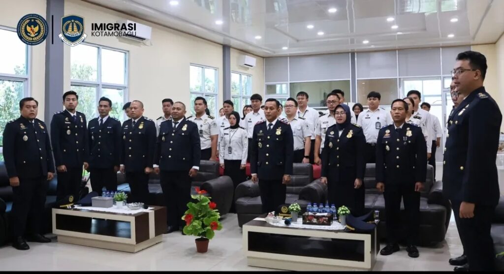 Jajaran Kantor Imigras Kotamobagu menggelar syukuran HBI Ke-76, Senin 26 Januari 2026.